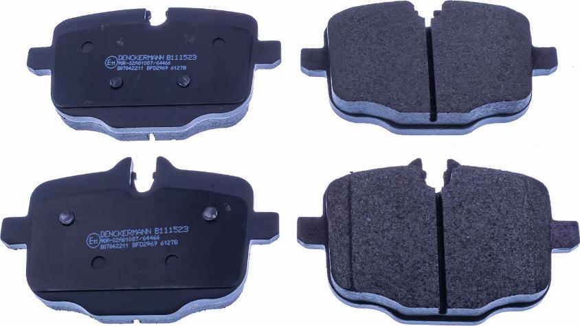 Denckermann B111523 - Kit de plaquettes de frein, frein à disque www.avaruosad.ee