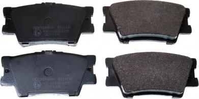 Denckermann B111190 - Kit de plaquettes de frein, frein à disque www.avaruosad.ee