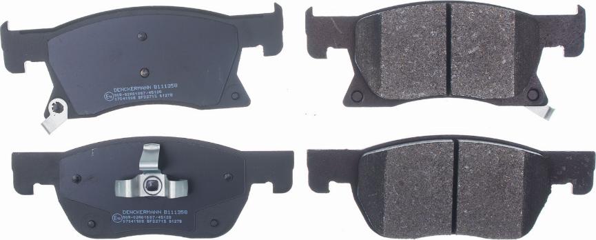 Denckermann B111358 - Kit de plaquettes de frein, frein à disque www.avaruosad.ee