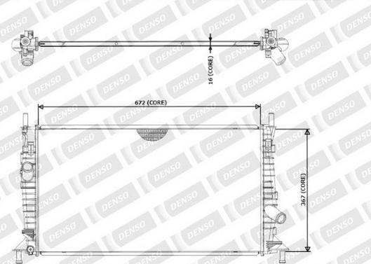 Denso 221-3507 - Radiaator,mootorijahutus www.avaruosad.ee