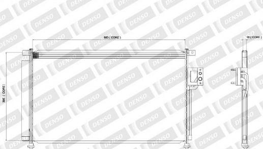 Denso A477-A402 - Condenser, air conditioning www.avaruosad.ee