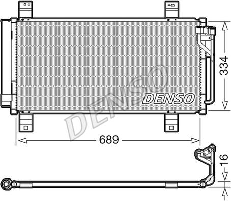 Denso DCN44008 - Condenser, air conditioning www.avaruosad.ee