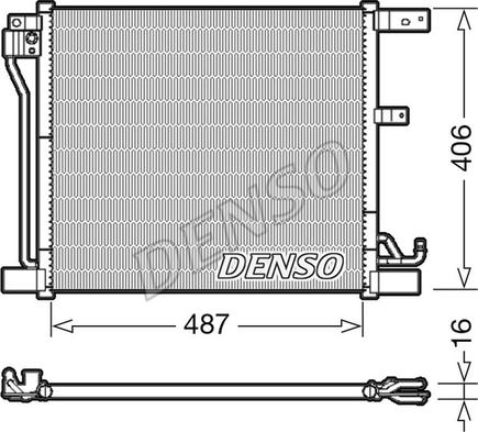 Denso DCN46018 - Condenser, air conditioning www.avaruosad.ee