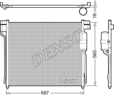 Denso DCN46037 - Condenser, air conditioning www.avaruosad.ee