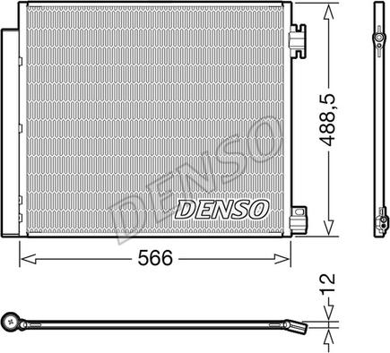Denso DCN46026 - Condenser, air conditioning www.avaruosad.ee