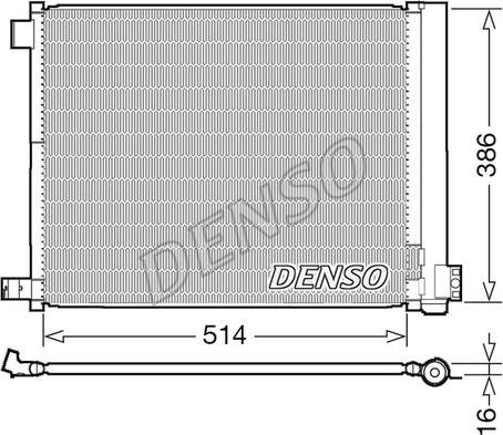 Denso DCN46022 - Condenser, air conditioning www.avaruosad.ee