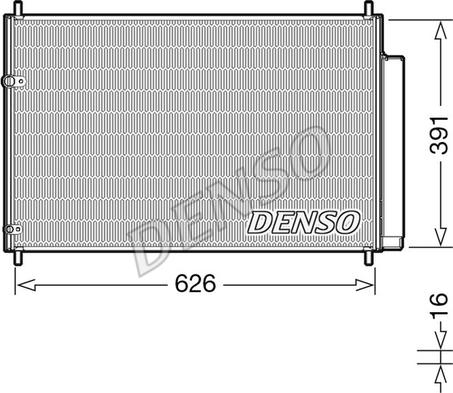 Denso DCN50041 - Condenser, air conditioning www.avaruosad.ee