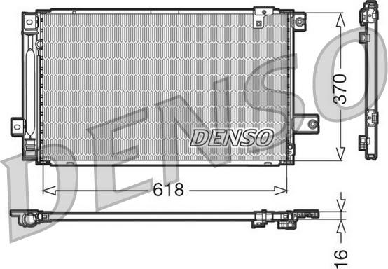 Denso DCN50013 - Kondensaator,kliimaseade www.avaruosad.ee