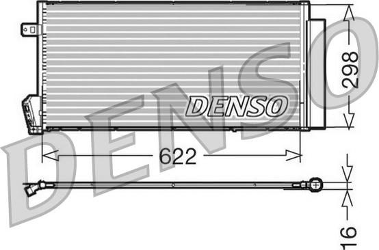 Denso DCN09018 - Condenser, air conditioning www.avaruosad.ee