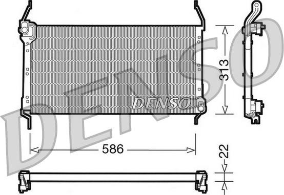 Denso DCN09013 - Condenser, air conditioning www.avaruosad.ee