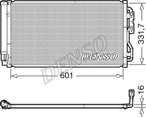 Denso DCN05033 - Condenser, air conditioning www.avaruosad.ee