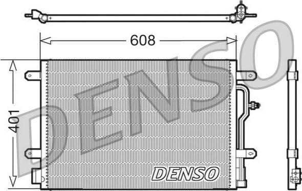 Denso DCN02011 - Condenser, air conditioning www.avaruosad.ee