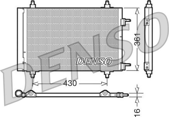 Denso DCN07019 - Condenser, air conditioning www.avaruosad.ee