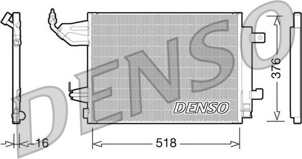 Denso DCN16001 - Condensateur, climatisation www.avaruosad.ee