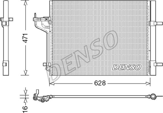 Denso DCN10029 - Condenser, air conditioning www.avaruosad.ee