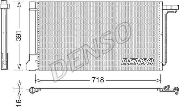 Denso DCN10028 - Condenser, air conditioning www.avaruosad.ee
