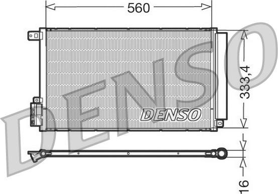 Denso DCN13109 - Condenser, air conditioning www.avaruosad.ee