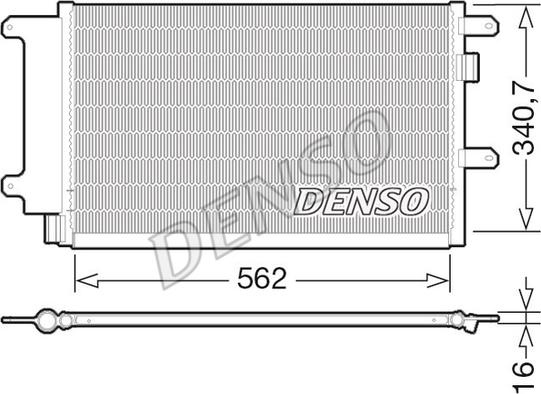 Denso DCN12003 - Condenser, air conditioning www.avaruosad.ee