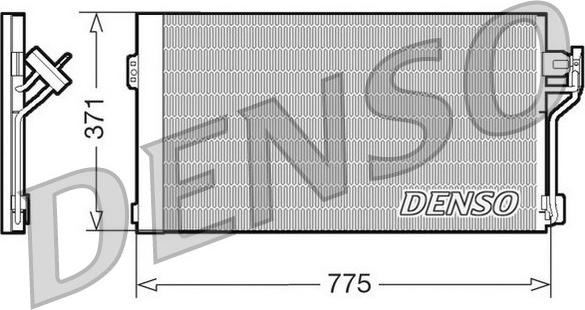 Denso DCN17050 - Condenser, air conditioning www.avaruosad.ee
