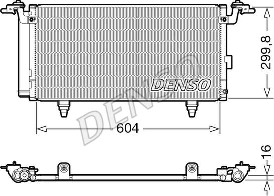 Denso DCN36005 - Condenser, air conditioning www.avaruosad.ee