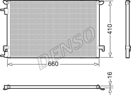 Denso DCN20045 - Конденсатор, кондиционер www.avaruosad.ee