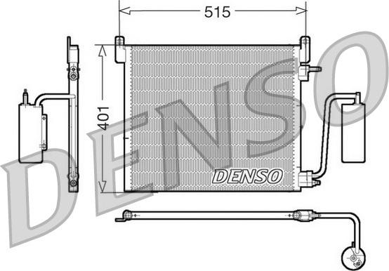 Denso DCN20033 - Condenser, air conditioning www.avaruosad.ee