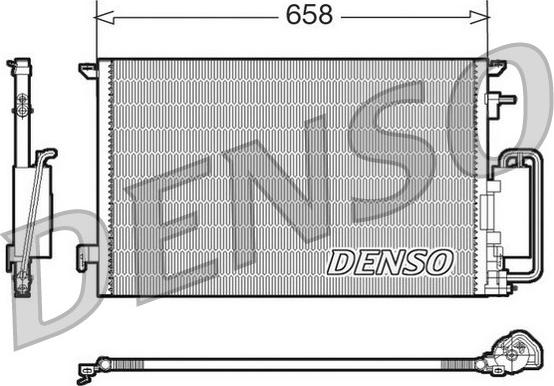 Denso DCN20032 - Condenser, air conditioning www.avaruosad.ee