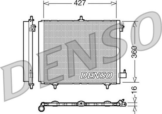 Denso DCN21009 - Condenser, air conditioning www.avaruosad.ee