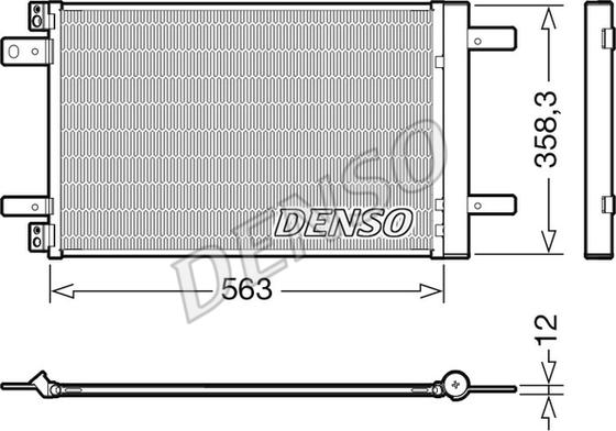 Denso DCN21032 - Condenser, air conditioning www.avaruosad.ee