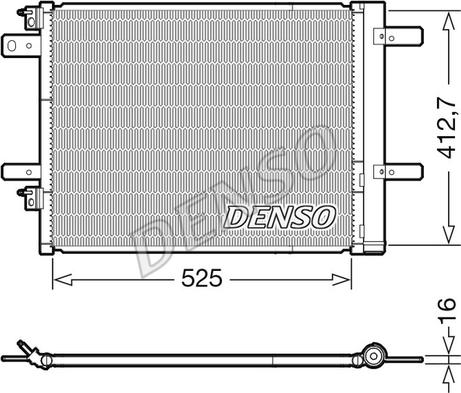 Denso DCN21022 - Condenser, air conditioning www.avaruosad.ee