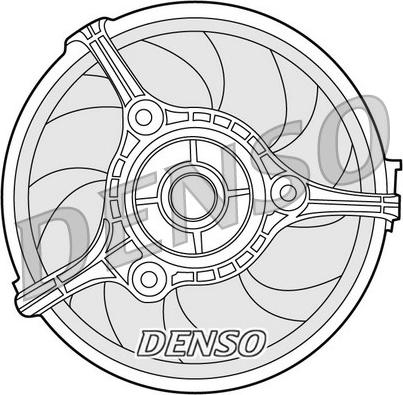 Denso DER02002 - Вентилятор, охлаждение двигателя www.avaruosad.ee