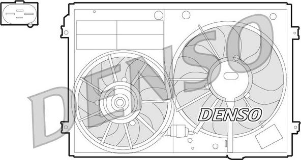 Denso DER32012 - Tuuletin, moottorin jäähdytys www.avaruosad.ee