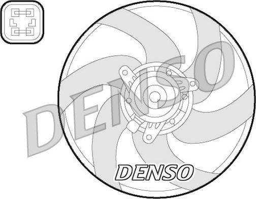 Denso DER21022 - Вентилятор, охлаждение двигателя www.avaruosad.ee