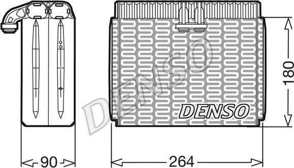 Denso DEV01002 - Evaporator, air conditioning www.avaruosad.ee