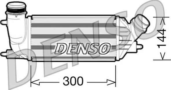 Denso DIT07001 - Intercooler, charger www.avaruosad.ee
