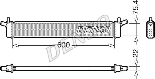 Denso DRM50136 - Radiators, Motora dzesēšanas sistēma www.avaruosad.ee