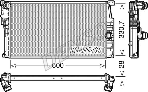 Denso DRM05015 - Radiator, engine cooling www.avaruosad.ee