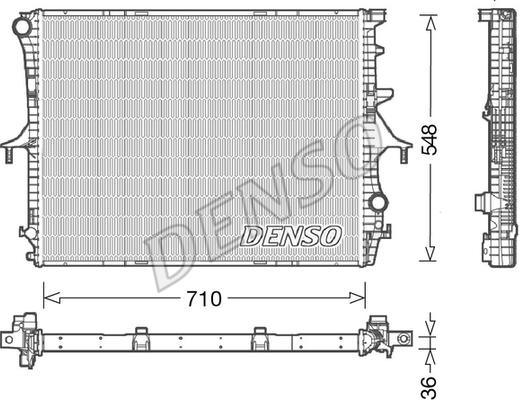 Denso DRM02026 - Radiators, Motora dzesēšanas sistēma www.avaruosad.ee
