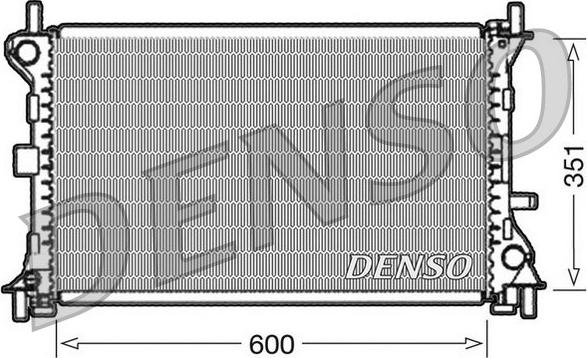 Denso DRM10052 - Радиатор, охлаждение двигателя www.avaruosad.ee
