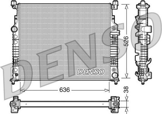Denso DRM17007 - Radiators, Motora dzesēšanas sistēma www.avaruosad.ee