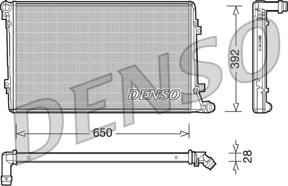 Denso DRM32019 - Radiators, Motora dzesēšanas sistēma www.avaruosad.ee