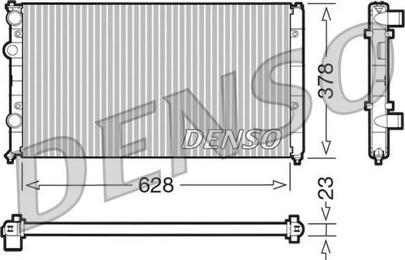 Denso DRM32035 - Radiators, Motora dzesēšanas sistēma www.avaruosad.ee