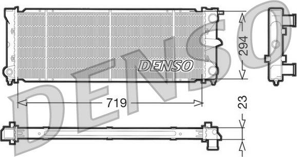 Denso DRM32026 - Radiaator,mootorijahutus www.avaruosad.ee