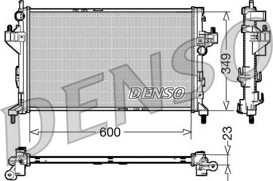 Denso DRM20045 - Radiator, engine cooling www.avaruosad.ee