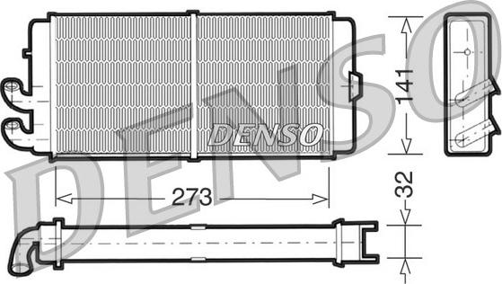 Denso DRR02001 - Heat Exchanger, interior heating www.avaruosad.ee