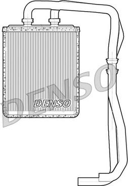 Denso DRR12011 - Heat Exchanger, interior heating www.avaruosad.ee