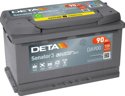 DETA DA900 - Стартерная аккумуляторная батарея, АКБ www.avaruosad.ee
