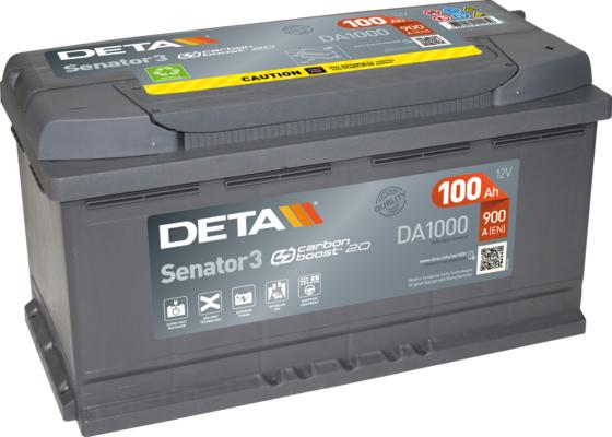 DETA DA1000 - Starterbatteri www.avaruosad.ee