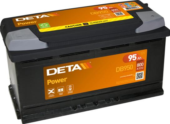 DETA DB950 - Стартерная аккумуляторная батарея, АКБ www.avaruosad.ee
