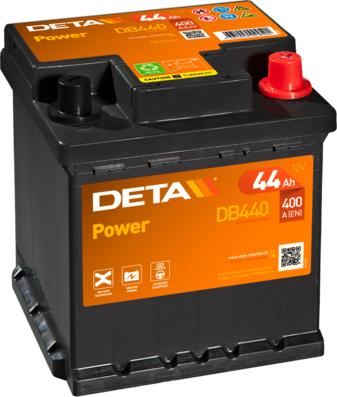 DETA DB440 - Стартерная аккумуляторная батарея, АКБ www.avaruosad.ee